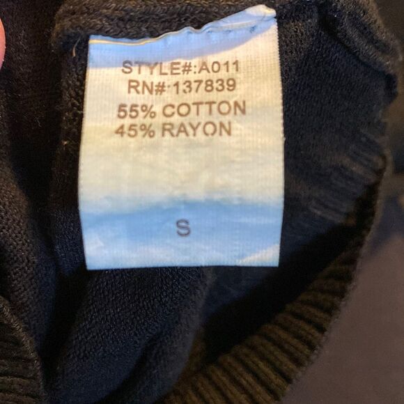 Debut Classic Black Button-Up Cardigan Size Small - Picture 4 of 6